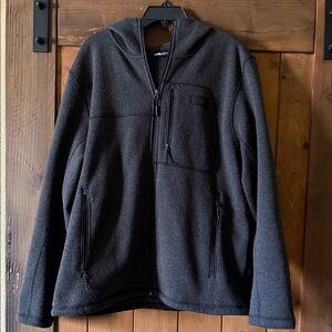 The North Face Men's Black Zip-Up Jacket w/Hood